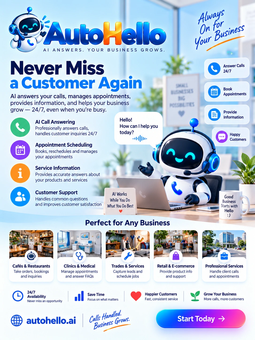 AutoHello service preview